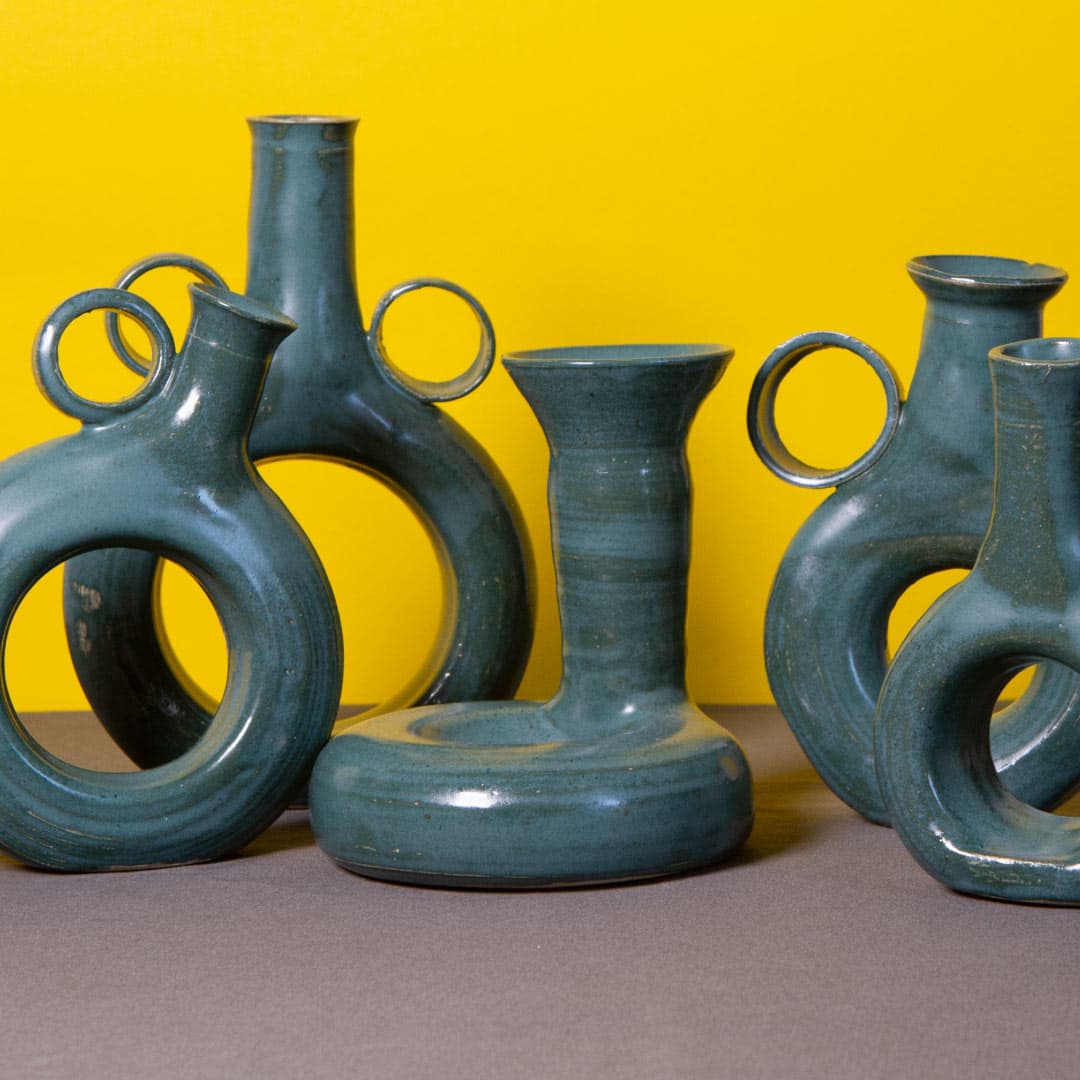 Green Vases