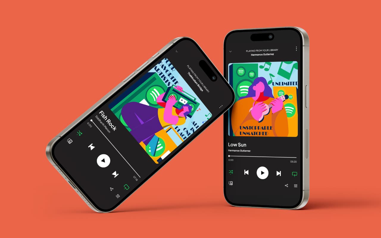 Spotify app advertising