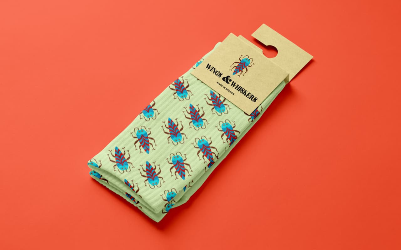 View mock of cockroach sock mock image cockroach sock mock image