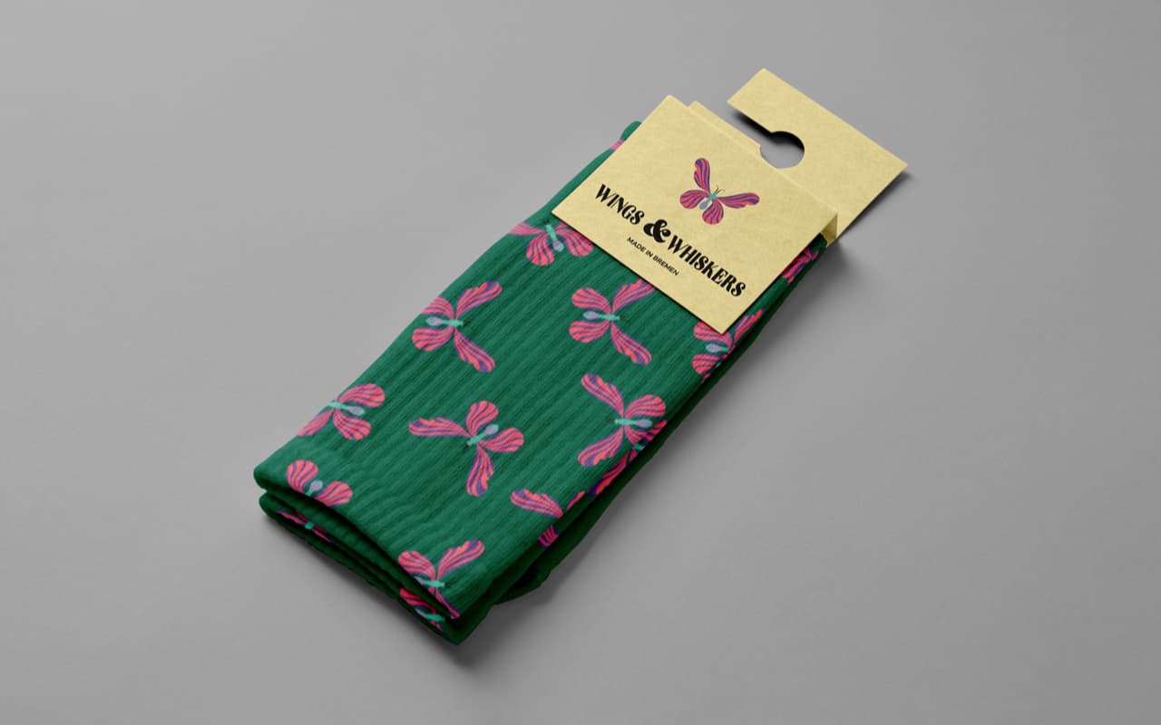 View mock of Butterfly-socks mock image Butterfly-socks mock image